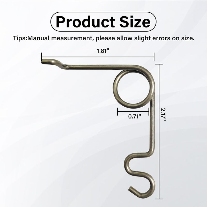 ROOTMUTIFY Fuel Door Lid Clip Spring for 2015-2024 Ford F150 Gas Door Spring Repair Replacement (15-24 Spring) - Image 2